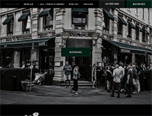 Tablet Screenshot of cafevictor.dk
